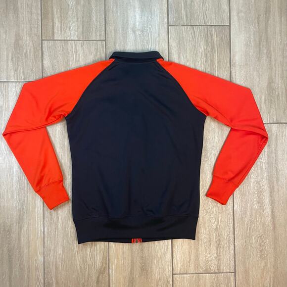 Nike MLB Miami Marlins Full Zip Track Jacket Men’s Large Orange Navy SP13 - Picture 2 of 11